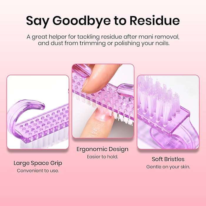 Beetles Gel Polish Remover Kit with 450 Pcs Lint Free Nail Wipes 10 Pcs Gel Polish Remover Clips Cuticle Oil Cuticle Pusher Nail File - Image 6