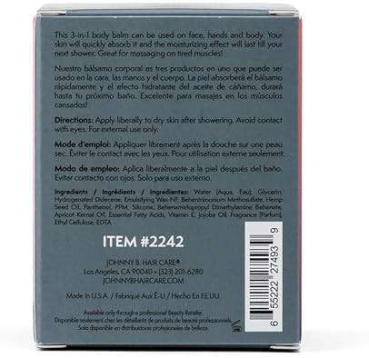 Johnny B 3-in-1 Body Balm - Image 3