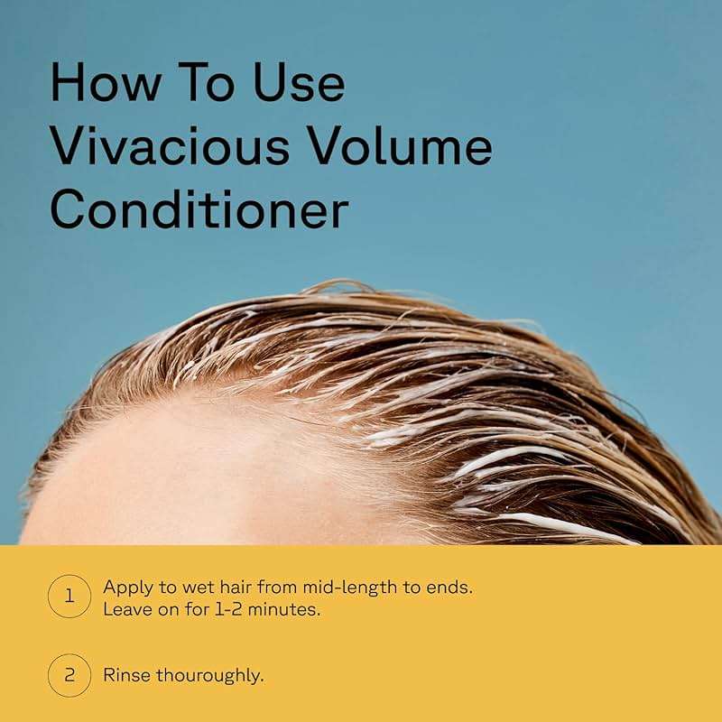 Acure Vivacious Volume Conditioner - Volumizing Conditioner for Women & Men, Lightweight & Moisturizing for Fine, Thinning Hair, Boost & Lift Thin Hair, Paraben & Sulfate Free, Clean, Vegan - 8 fl oz - Image 5