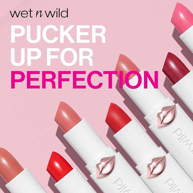 wet n wild Mega Last High-Shine Lipstick Lip Color, Infused with Seed Oils For a Nourishing High-Shine, Buildable & Blendable Creamy Color, Cruelty-Free & Vegan - Clothes Off - Image 3