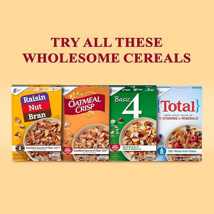 Oatmeal Crisp Heart Healthy Cereal, High Fiber Cereal Made with Whole Grain, 19.7 oz - Image 9