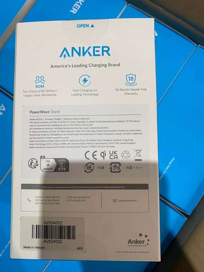 Anker 313 Wireless Charger (Stand), Qi-Certified for iPhone 15/14 / 13/12 / 11 / X / 8, 10W Max for Galaxy S23 / S22 / S21, Micro-USB (9V / 2A Adapter Required, Not Included) - Image 12