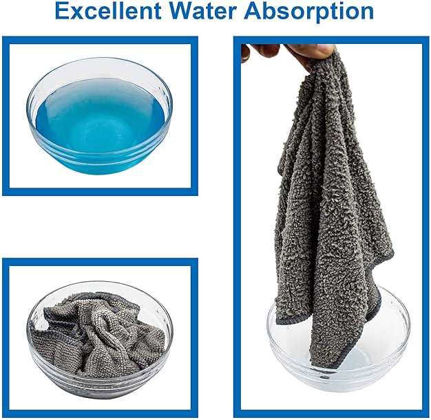 FIXSMITH Microfiber Cleaning Cloth - Pack of 50, Microfiber Towels for Cars 16 x 12 in, Highly Absorbent Cleaning Rags, Lint-Free, Streak-Free Cleaning Cloths for Car Kitchen Home Office - Image 5