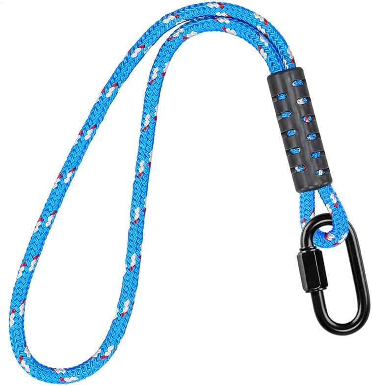 BeneLabel Poseidon Series Sewn Prusik Loops Ropes, Safety, 19", Diameter 2/5", 2 Pack, Blue - Image 8