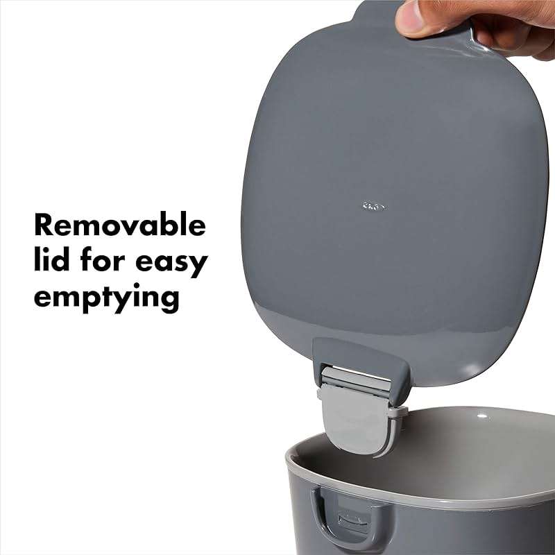 OXO Good Grips Easy-Clean Compost Bin, Charcoal - 0.75 GAL - Image 7