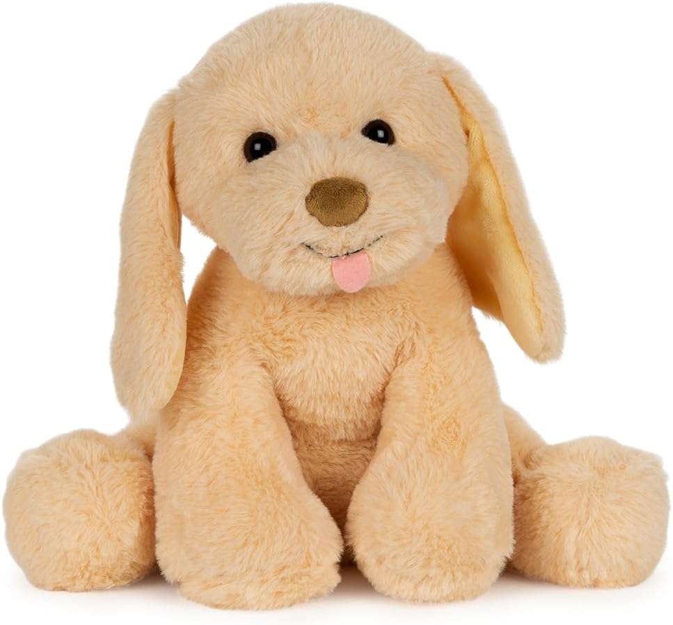 GUND Baby My Pet Puddles Animated Plush, Premium Stuffed Animal Barking Plush Puppy Dog for Ages 1 and Up, Yellow, 12” - Image 1