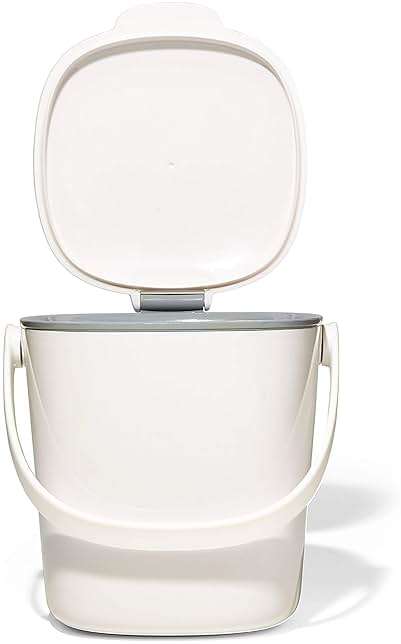 OXO Good Grips Easy-Clean Compost Bin, White - 0.75 GAL - Image 11