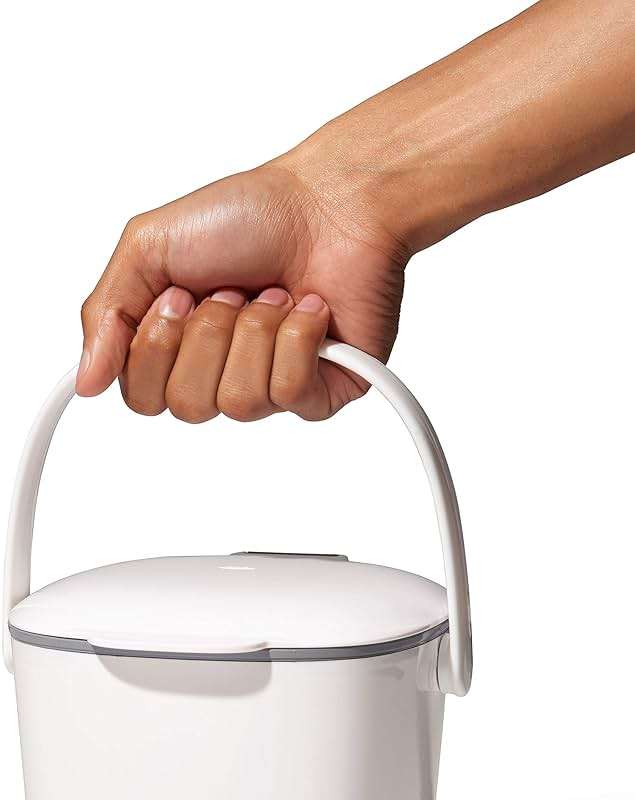 OXO Good Grips Easy-Clean Compost Bin, White - 0.75 GAL - Image 7