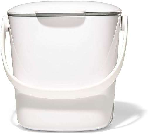 OXO Good Grips Easy-Clean Compost Bin, White - 0.75 GAL - Image 9