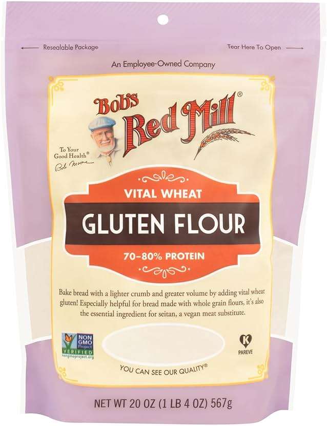 Bob's Red Mill Vital Wheat Gluten Flour, 20oz (Pack of 1) - Vegan, Keto Friendly, Kosher - Image 2