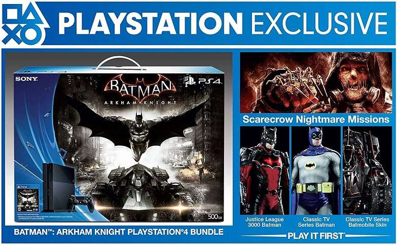 PlayStation 4 500GB Console - Batman Arkham Knight Bundle Limited Edition[Discontinued] (Renewed) - Image 6