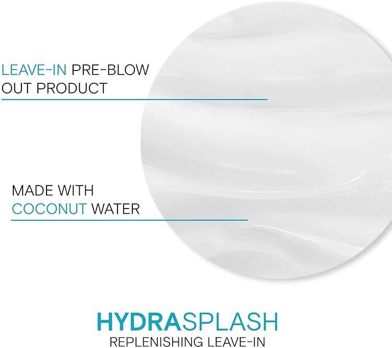 Joico HydraSplash Replenishing Leave-In | For Fine, Medium, Dry Hair | Boost Shine & Softness | Tame Frizz & Hydrate | With Sea Kelp & Coconut Water | 3.38 Fl Oz - Image 4