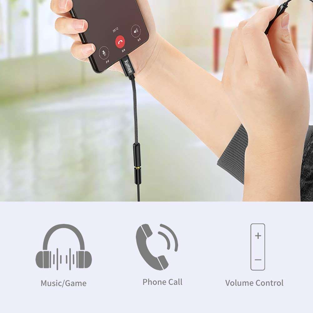 USB C to 3.5mm Headphone Adapter - USB Type C to AUX Audio Jack Hi-Res DAC Dongle Cable Cord Compatible with iPhone 16/15 Pro Max, Samsung Galaxy S25 S24 S23 S22 FE Ultra - Image 4