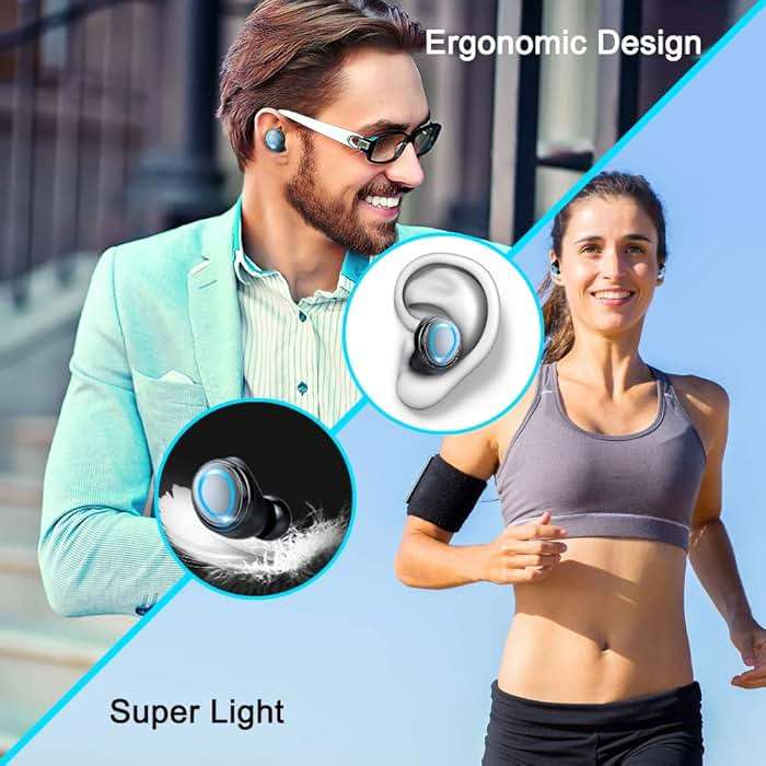 Motast Wireless Earbuds, Bluetooth 5.3 Earbuds 140H Playtime Headphones HD Stereo Noise Cancelling Earphones in Ear with Mic, USB-C Charging Case, IP7 Waterproof Headset for Sports - Image 7