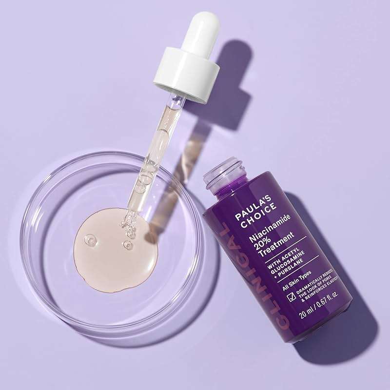Paula's Choice CLINICAL 20% Niacinamide Vitamin B3 Concentrated Face Serum, Anti-Aging Serum for Face, Treatment for Discoloration & Minimizing Large Pores, Fragrance-Free, 0.67oz - Image 8