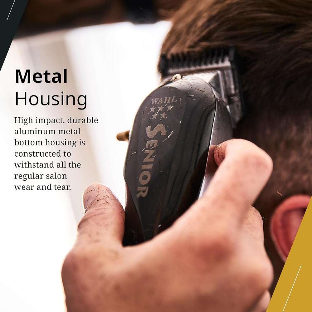 Wahl Professional 5 Star Cordless Senior Clipper, Precision Fade Blades, Metal Housing, 80-Minute Run Time - Image 5