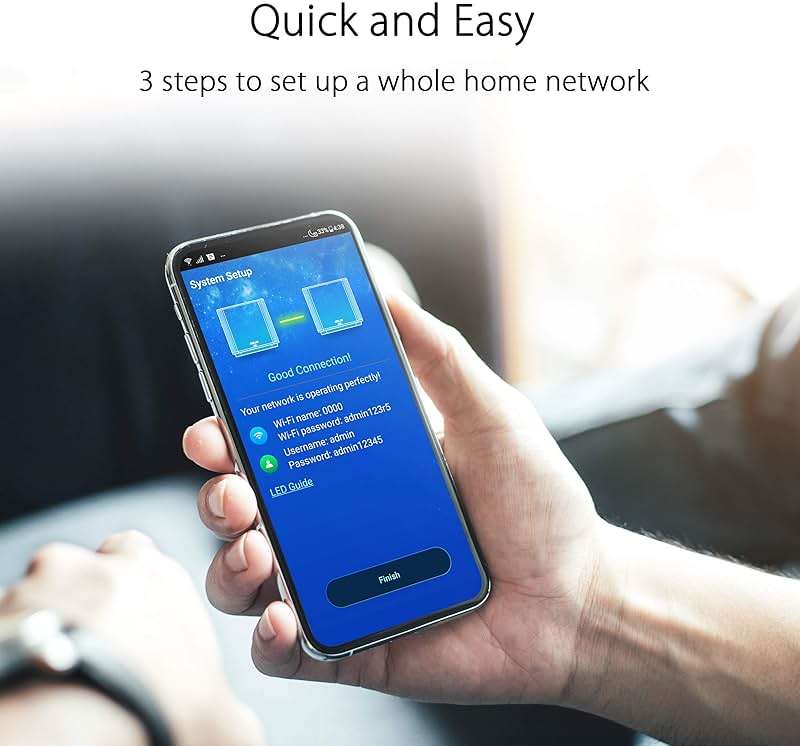 ASUS ZenWiFi AX6600 Tri-Band Mesh WiFi 6 System (XT8 2PK) - Whole Home Coverage up to 5500 sq.ft & 6+ Rooms, AiMesh, Included Lifetime Internet Security, Easy Setup, 3 SSID, Parental Control, White - Image 6