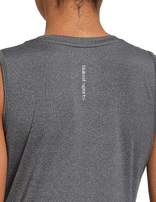 baleaf Women's Workout Tank Tops Sleeveless Quick Dry Running Shirts Lightweight Loose Fit for Yoga Athletic Gym - Image 4