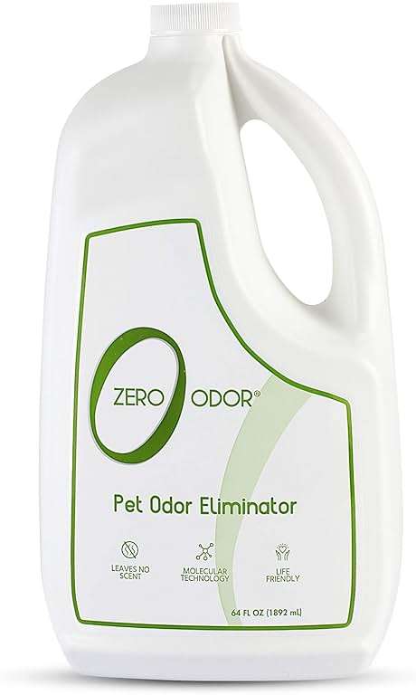 Zero Odor Pet Odor Eliminator, Air and Surface Odor Remover for Carpet, Furniture, and Pet Beds, Refill, 64 oz - Image 1