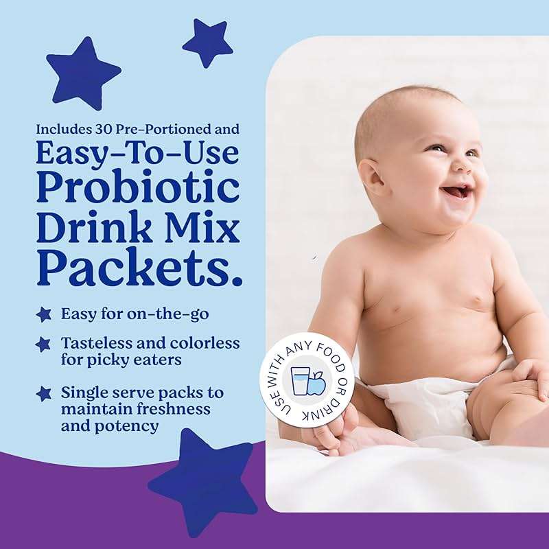 LOVEBUG Award Winning USDA Organic Probiotic for Babies | Multi-Strain 4 Billion CFU | Easy-to-Take Powder | Sugar Free | Ages 6-12 Months | 60 Packets - Image 4