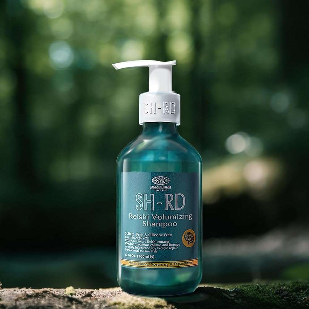 SH-RD Reishi Volumizing Shampoo for Fine Thinning Hair | Thickening Shampoo with Reishi Extract, Rosemary, Argan Oil | Volume Boost Hair Care Products | Paraben-Free - 6.76oz/200ml - Image 6