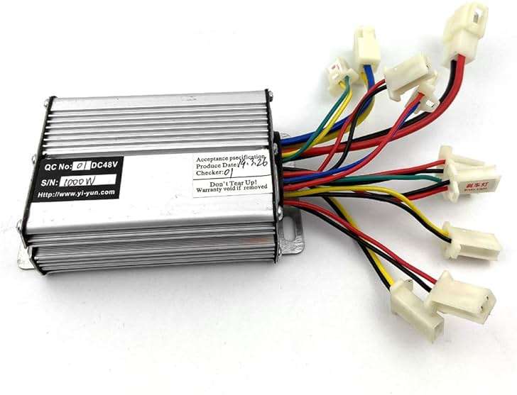 L-faster 36V 48V 1000W Controller for Brushed DC Motor Scooter Controller with 30A Fusible Circuit Breaker - Image 6