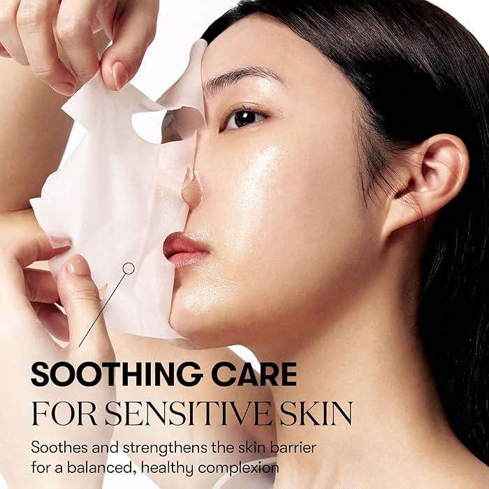 VT COSMETICS CICA Daily Soothing Mask, 30 Sheet Face Masks for Sensitive Skin, Centella Asiatica & Triple Hyaluronic Acid, Hydrating Korean Sheet Mask for Redness, Dryness & Skin Barrier Care - Image 4