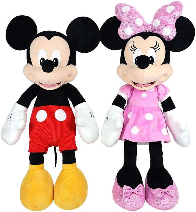 Disney Junior Mickey Mouse Jumbo 25-inch Plush Mickey Mouse, Stuffed Animals, Pretend Play, Kids Toys for Ages 2 Up by Just Play - Image 6