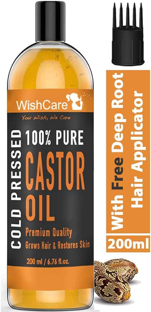 WishCare Premium Cold Pressed Castor Oil (200 Ml) & Cold Pressed Natural Jojoba Oil (100 Ml) - Image 3