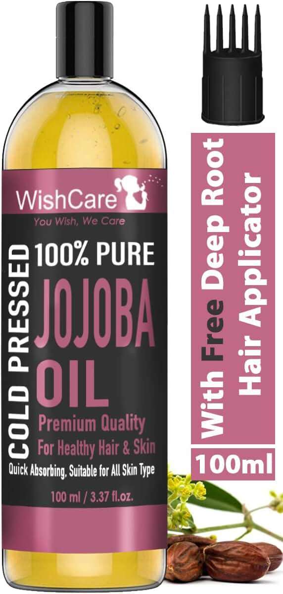 WishCare Premium Cold Pressed Castor Oil (200 Ml) & Cold Pressed Natural Jojoba Oil (100 Ml) - Image 4