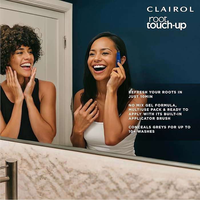 Clairol Root Touch-Up Semi-Permanent Hair Color Blending Gel, 5 Medium Brown | Blend Minor Gray Hair | Gradually Fades with Washing | Pack of 1 - Image 3