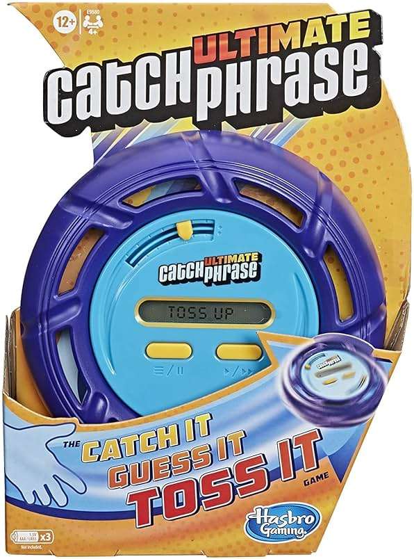 Hasbro Gaming Ultimate Catch Phrase Electronic Party Game for Ages 12 and Up, Blue - Image 1