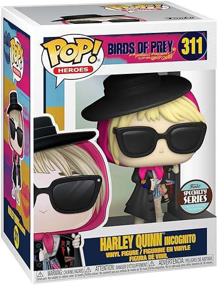 Funko DC Comics Birds of Prey POP Vinyl Figure | Incognito Harley Quinn - Image 1