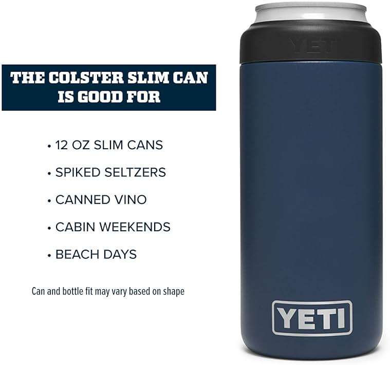 YETI Rambler 12 oz. Colster Slim Can Insulator for the Slim Hard Seltzer Cans - Image 4