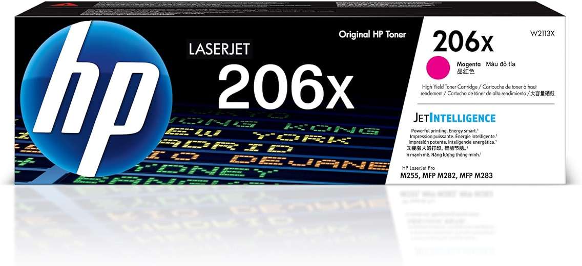 HP 206X Magenta Toner Cartridge | Works with Color LaserJet Pro M255, MFP M282, M283 Series | W2113X - Image 1
