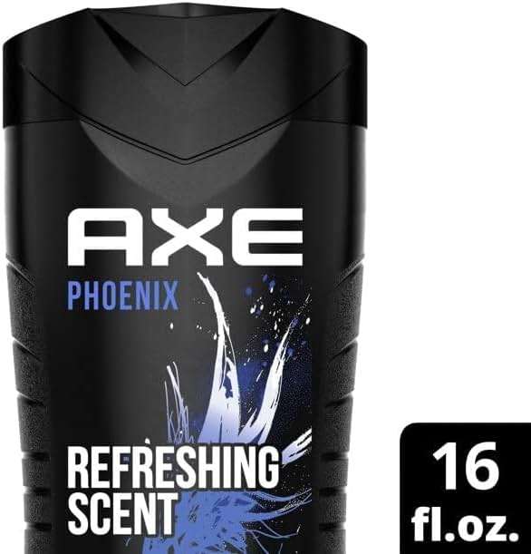 AXE Crushed Mint & Rosemary Body Wash Phoenix 4 Count 12h Refreshing Scent Men's Body Wash with 100% Plant-Based Moisturizers 16 oz - Image 11