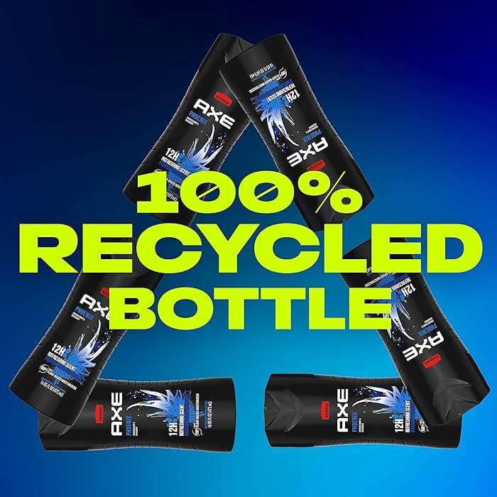 AXE Crushed Mint & Rosemary Body Wash Phoenix 4 Count 12h Refreshing Scent Men's Body Wash with 100% Plant-Based Moisturizers 16 oz - Image 8