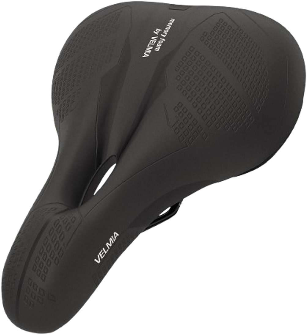 VELMIA Bicycle Saddle - Comfortable Saddle for Men and Women - 3 Zone Concept - Waterproof Bicycle Seat with Ergonomic Design - Image 1