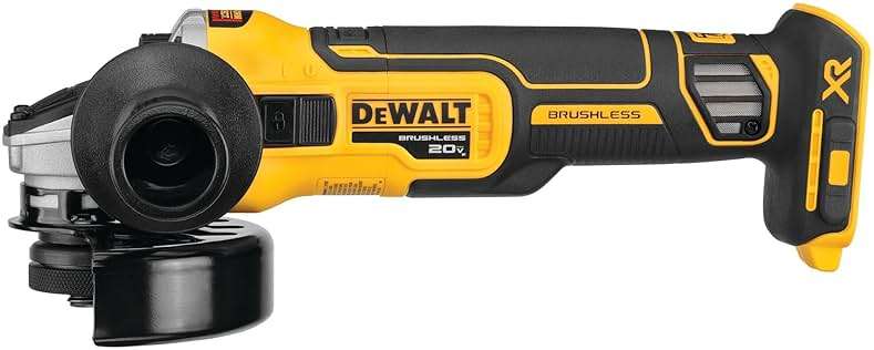 DEWALT 20V MAX* XR Angle Grinder with Kickback Brake, Slide Switch, 4-1/2-Inch, Tool Only (DCG405B) - Image 9