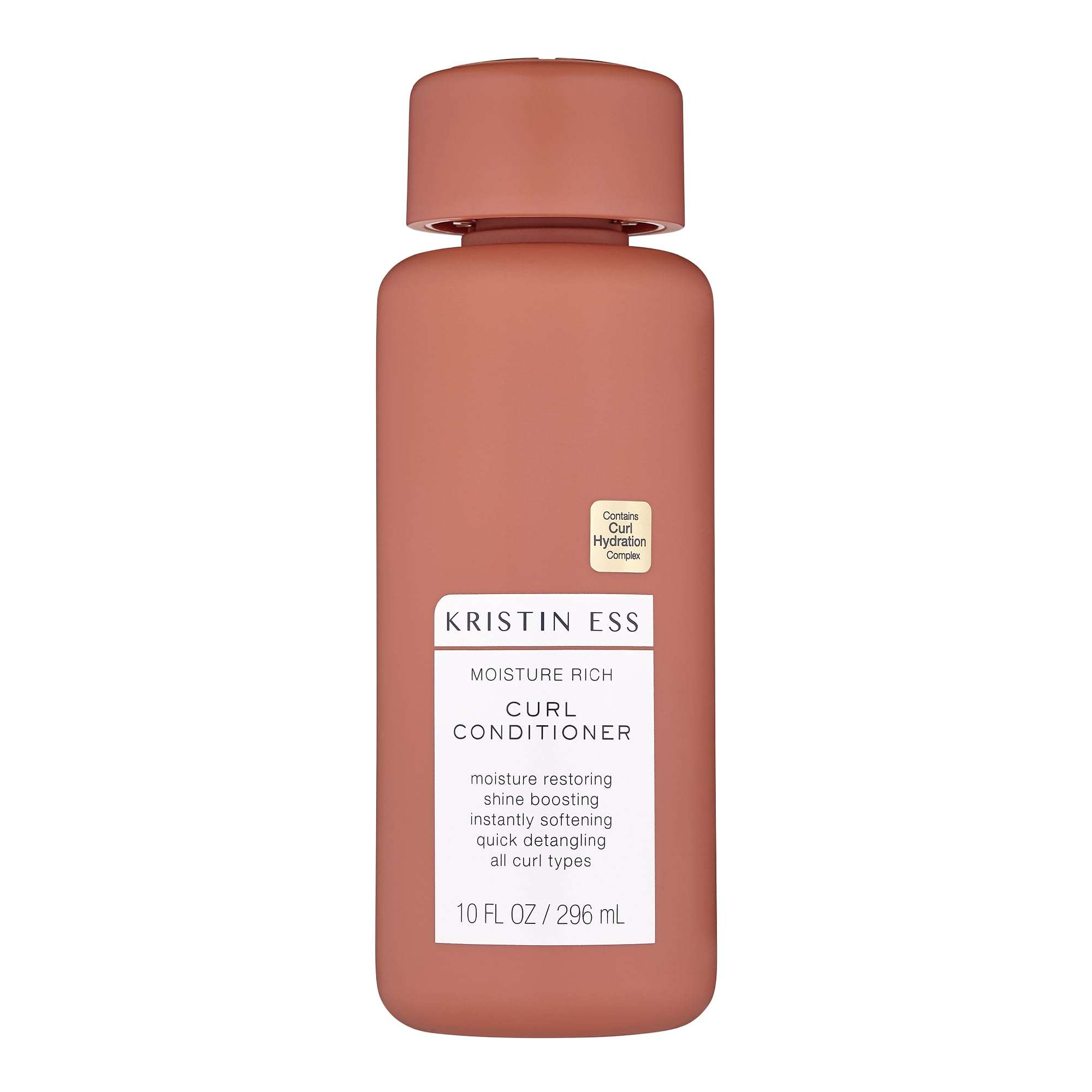 Kristin Ess Hair Moisture Rich Conditioner for Curly + Wavy Hair, 10 fl. oz, Vegan, Sulfate, Paraben and Silicone Free, Color + Keratin Safe - Image 1