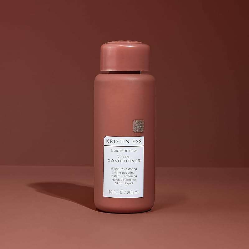 Kristin Ess Hair Moisture Rich Conditioner for Curly + Wavy Hair, 10 fl. oz, Vegan, Sulfate, Paraben and Silicone Free, Color + Keratin Safe - Image 5