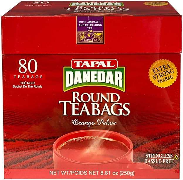 Tapal Danedar - Strong Black Tea (Orange Pekoe), 80 Tea Bags - Image 1