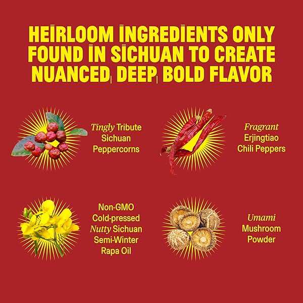 FLYBYJING Original Sichuan Chili Crisp: Premium Chili Oil w/Crunchy Garlic and Shallots - Spicy, Savory, Vegan, Sugar Free Hot Sauce - Good on Noodles, Proteins, Veggies & Everything, 6oz (Pack of 1) - Image 6