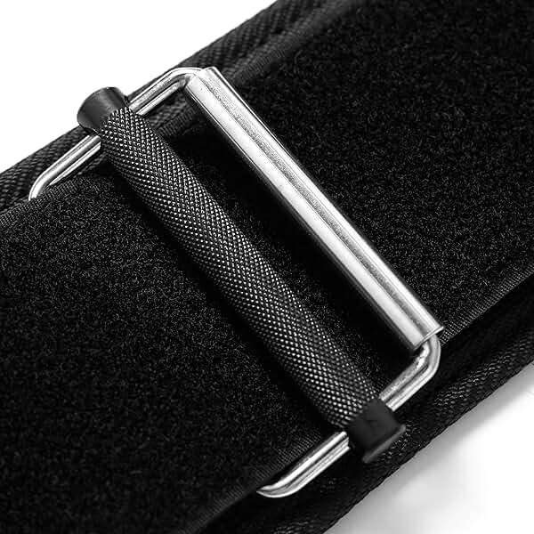 Gymreapers Quick Locking Weight Lifting Belt for Men Gym Belt for Powerlifting Deadlift Belt with 4 Inch Neoprene Metal Buckle Back Support Weightlifting Belt Women - Image 5