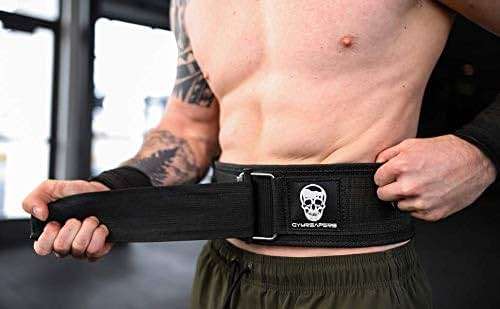 Gymreapers Quick Locking Weight Lifting Belt for Men Gym Belt for Powerlifting Deadlift Belt with 4 Inch Neoprene Metal Buckle Back Support Weightlifting Belt Women - Image 8
