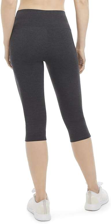 Energy Zone Women's Cotton Stretch High Waist Crop Legging - Image 3