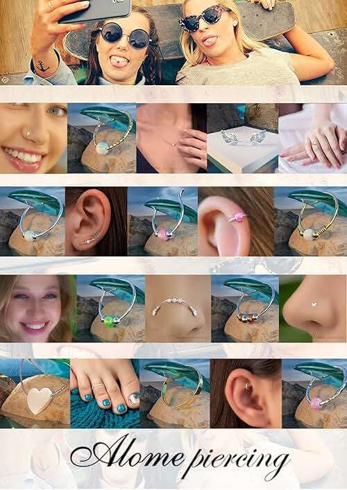Fake Nose Ring - Tiny Thin 24 Gauge Faux Nose Piercing For Women - 925 Sterling Silver Clip On Nose Hoops Jewelry - Comfortable Smooth Fake Nose Rings - No Piercing Needed - Gift Ready - Image 9