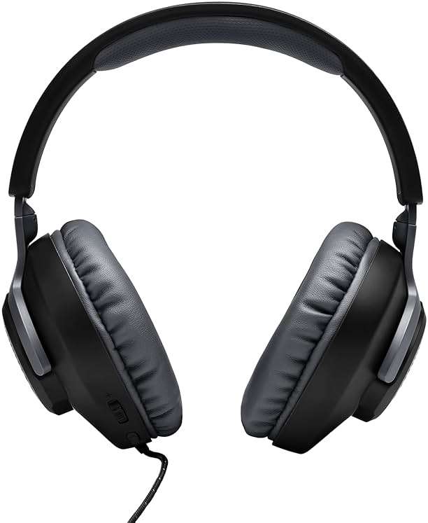 JBL Quantum 100 - Wired Over-Ear Gaming Headphones - Black, Large - Image 6