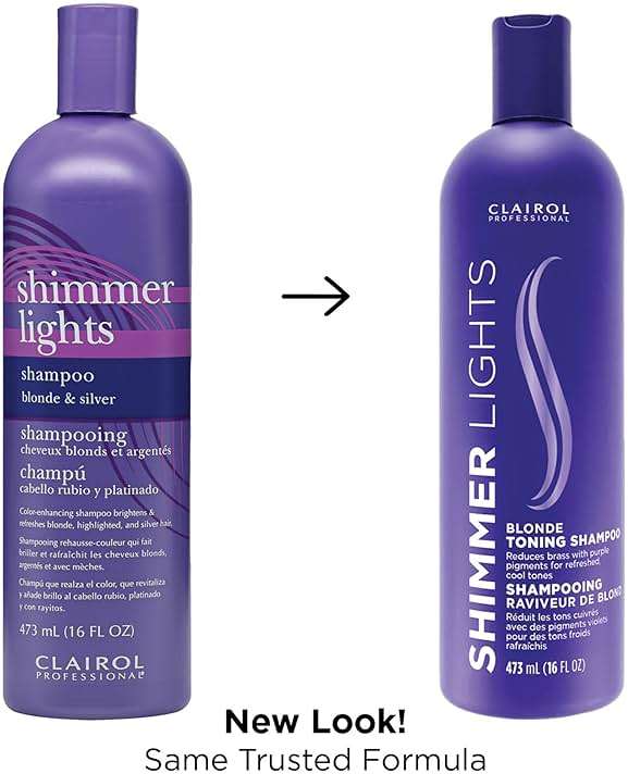 Clairol Professional Shimmer Lights Purple Shampoo| Neutralizes Brass & Yellow Tones | For Blonde, Silver, Gray & Highlighted Hair - Image 3
