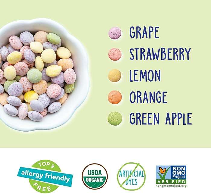 YumEarth Organic Sour Giggles Chewy Candy - Allergy Friendly (Top 9 Free), No Artificial Dyes, Non GMO, Gluten Free, Vegan - Individually Wrapped Sour Snack Packs - 0.5 Ounce (Pack of 10) - Image 4